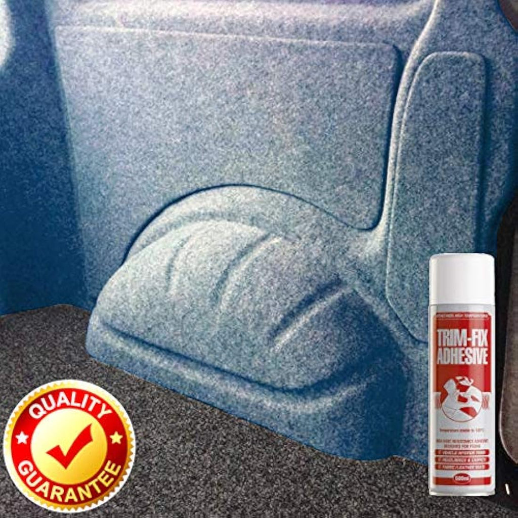 4-Way Stretch Van Lining Carpet & Trimfix - Ocean Blue 2m x 2m