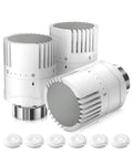 HOMGEN Thermostatic Radiator Valve Head | M30 x 1.5 TRV Heads - 3 Pack
