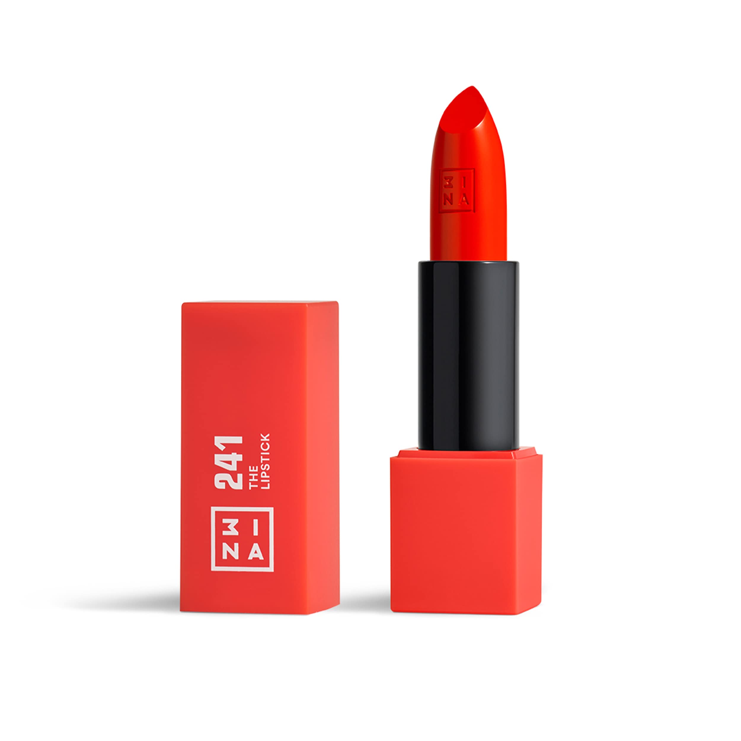 3INA MAKEUP Vegan Semi-Matte Lipstick 241 – Intense Red Moisturizing