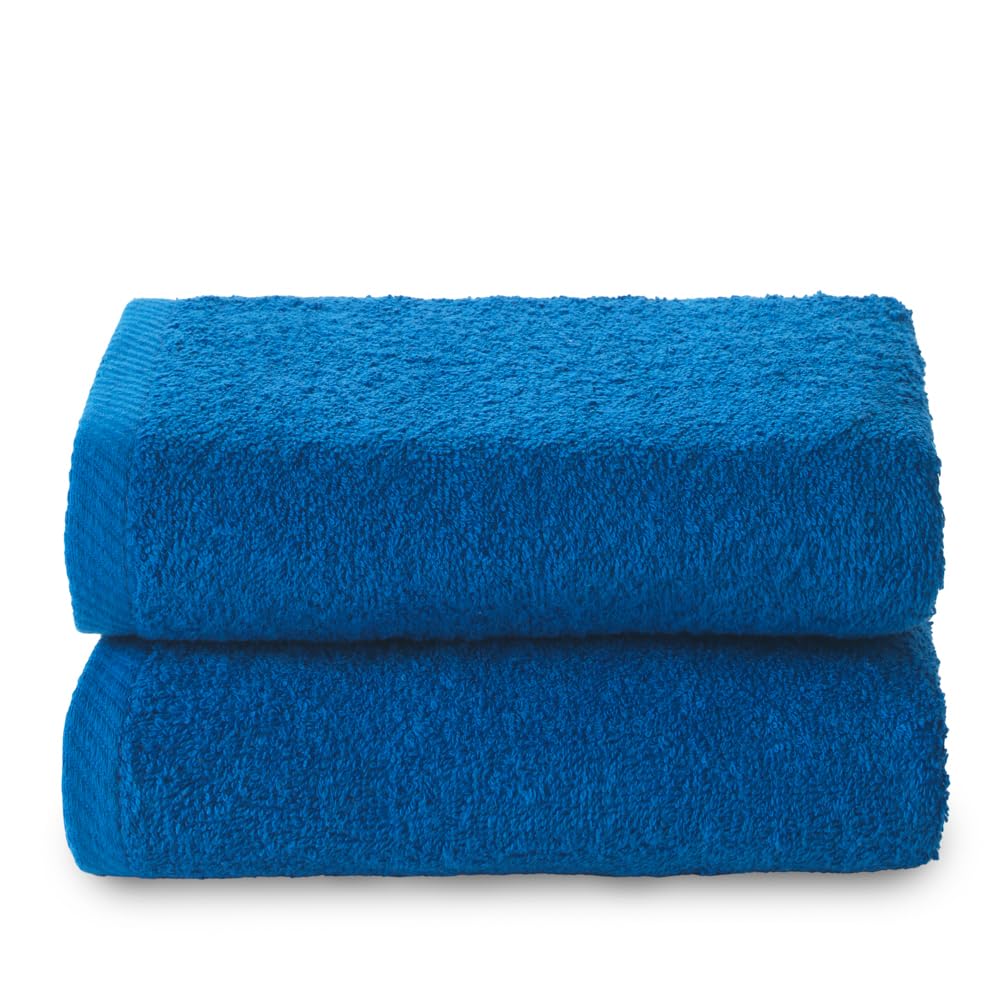 Top Towel 100% Cotton Hand Towels – Set of 2 Absorbent Bath Towels