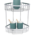 SAYAYO 2-Tier Corner Shower Caddy | SUS304 Stainless Steel Shelf