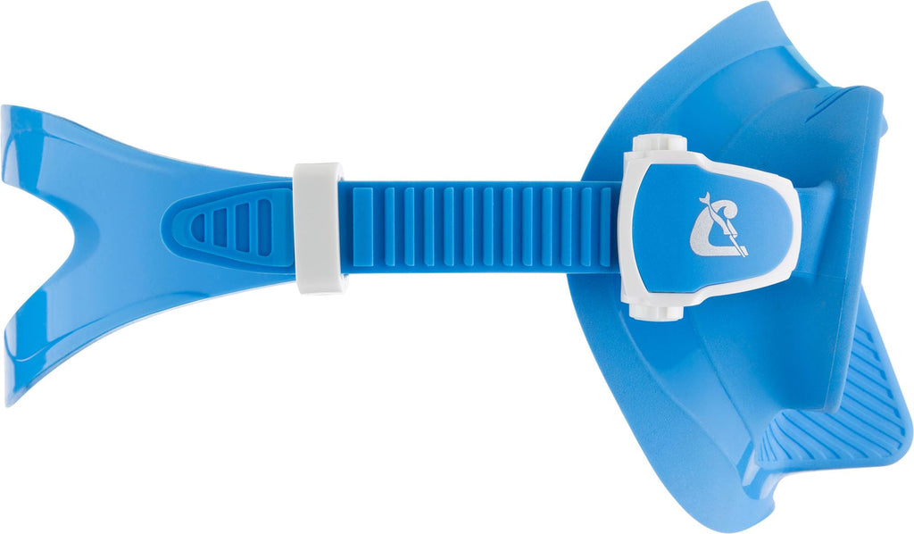Cressi Rombo & Mini Dry Junior Snorkel Set – Kids Mask and Snorkel, Azure