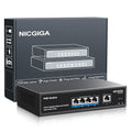 NICGIGA 4 Port Gigabit PoE Switch | 78W Unmanaged Network Switch with VLAN