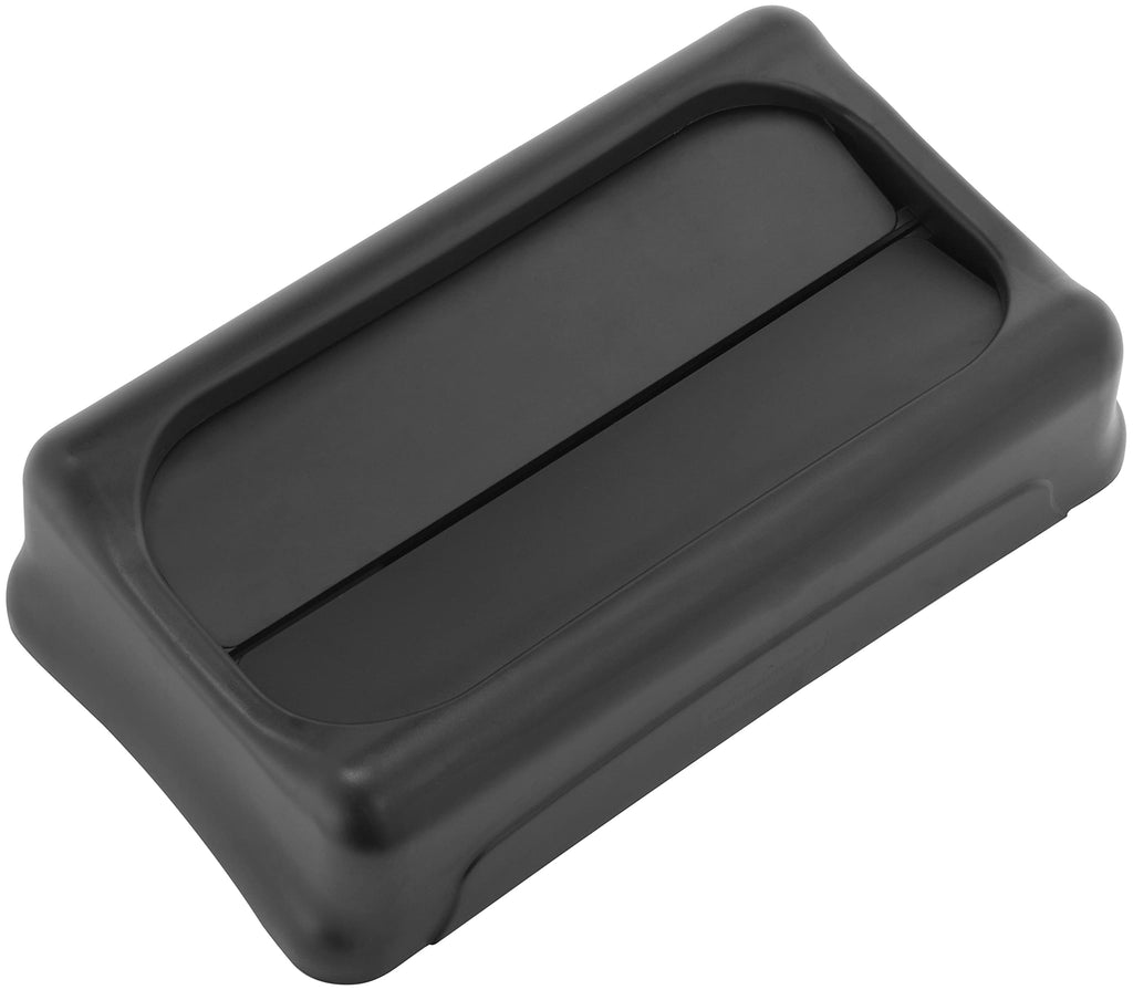 Rubbermaid Slim Jim Swing Lid – Black Commercial Waste Bin Cover