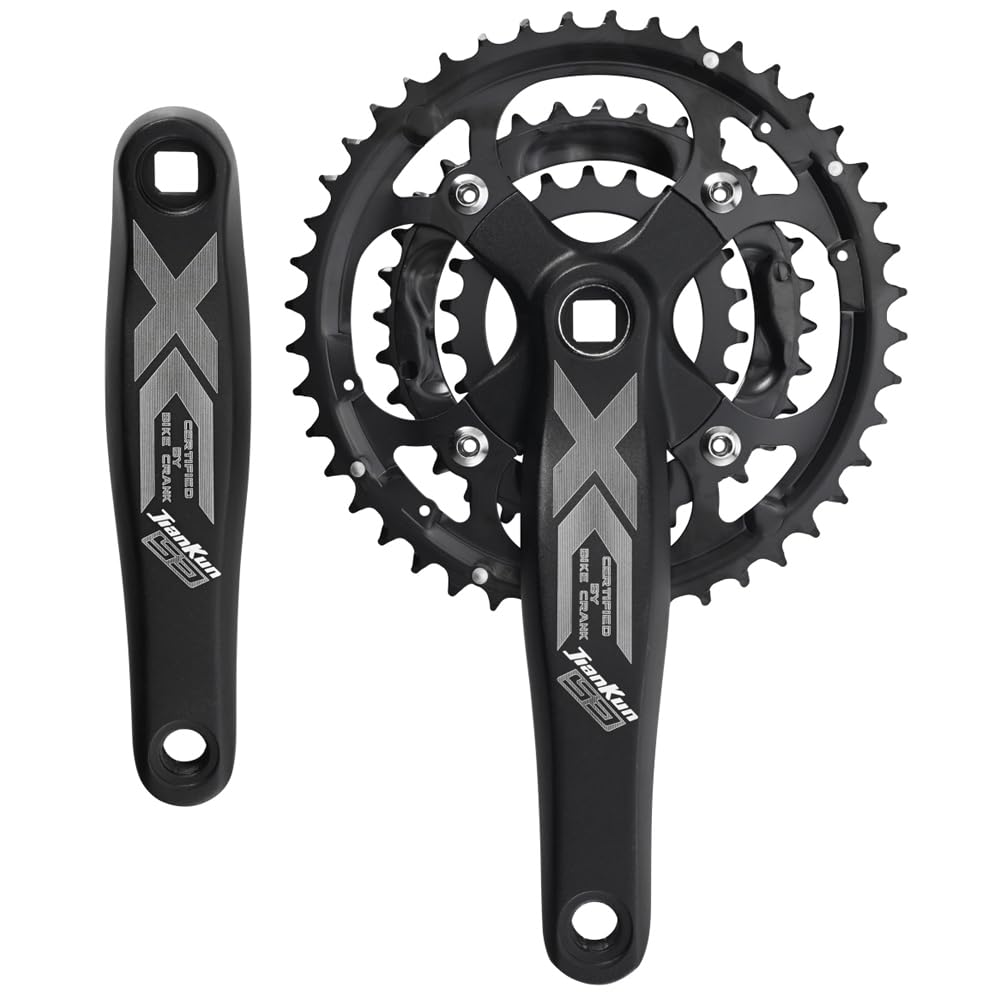 CYSKY 3x 9/10 Speed Bike Crankset – 170mm 104/64 BCD MTB Crank Arm Set