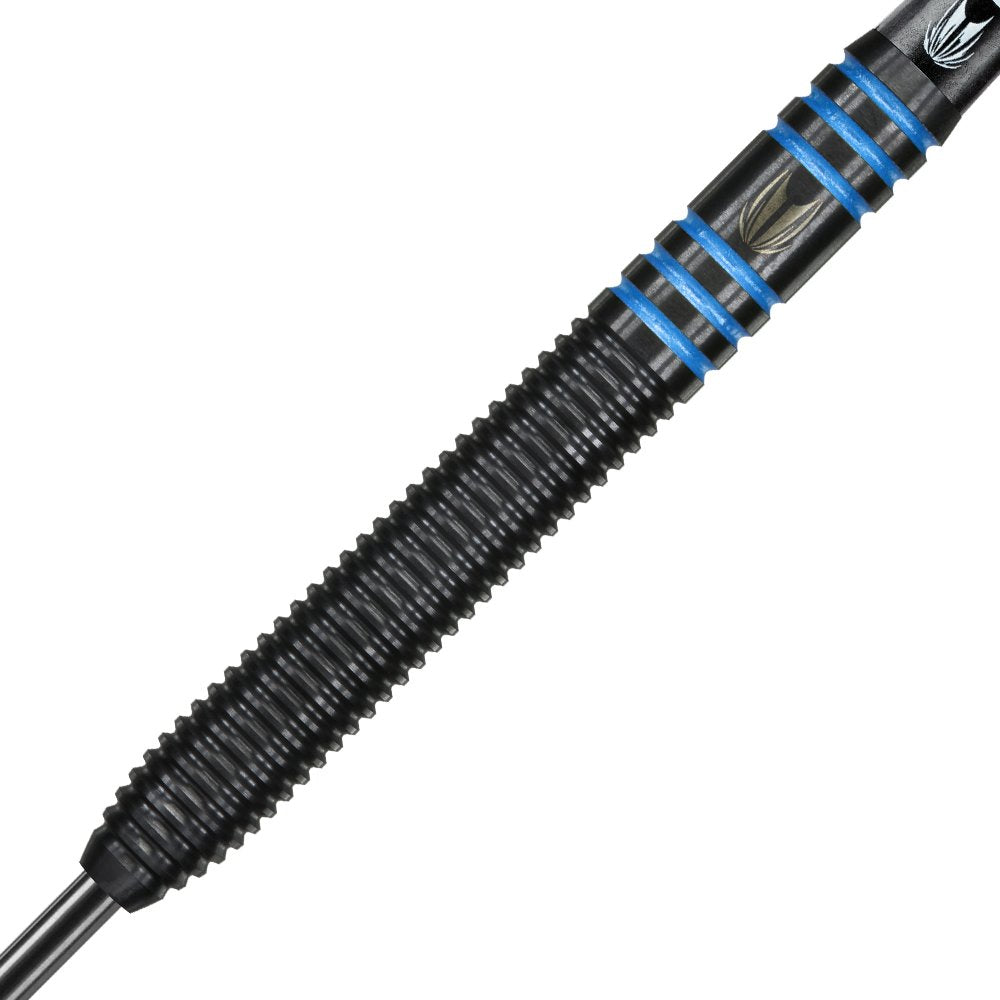 Target Darts Vapor 8 Black 80% Tungsten Steel Tip Darts Set – 22g Blue