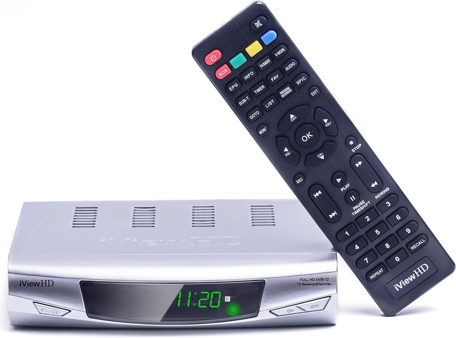 Jolof Store Freeview HD Set Top Box | 1080P Digital TV Receiver Tuner