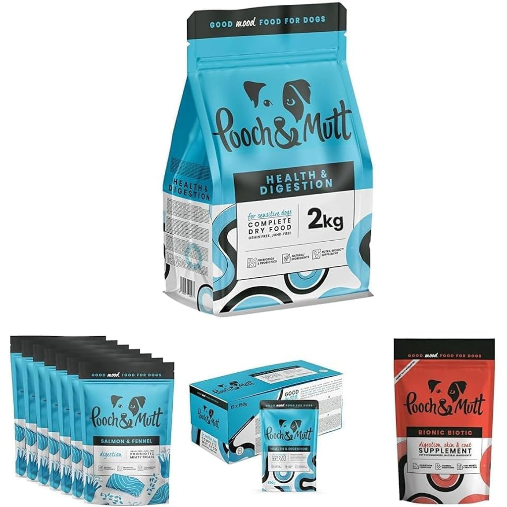 Pooch & Mutt Health & Digestion Grain Free Salmon Dog Food - 2kg