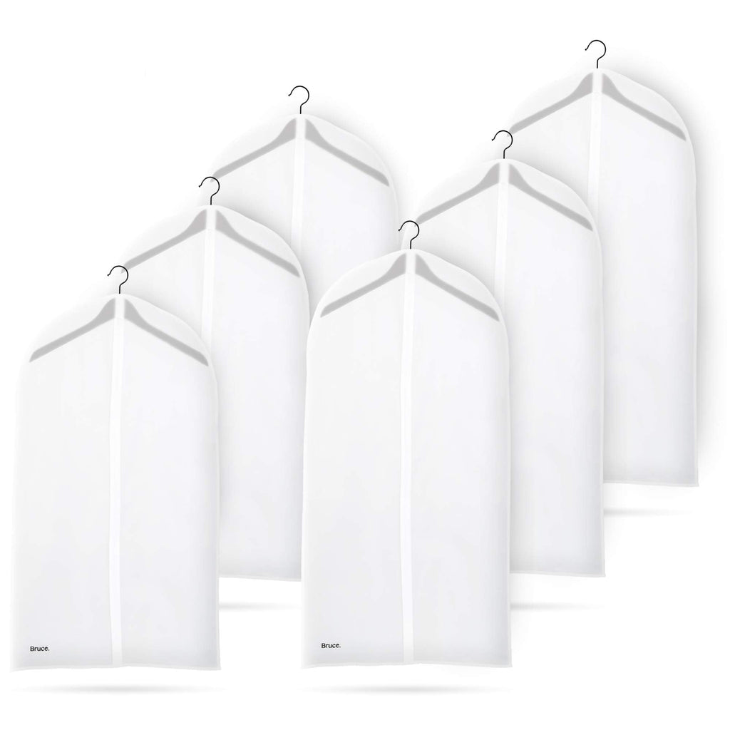 Bruce.® 6x Clear PEVA Garment Bags 100x60 cm – Transparent