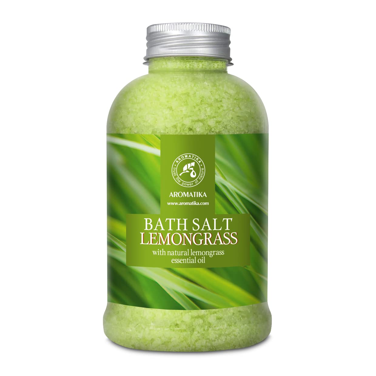 Lemongrass Sea Salt Bath Salts for Sleep & Relaxation - 600g