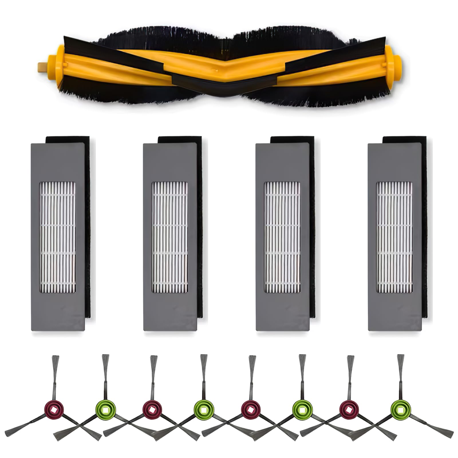 Ecovacs DEEBOT Replacement Filter & Brush Kit for OZMO 920 950 T8 T9 N8 N10