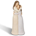 Carracci Mother Daughter Resin Figurine – Hand-Painted Sculpted Home Decor