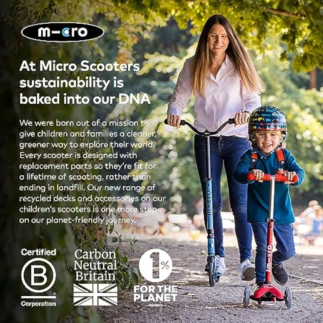 Micro Scooters Cruiser LED Kids Scooter | Foldable 200mm Wheels | 6-12yrs