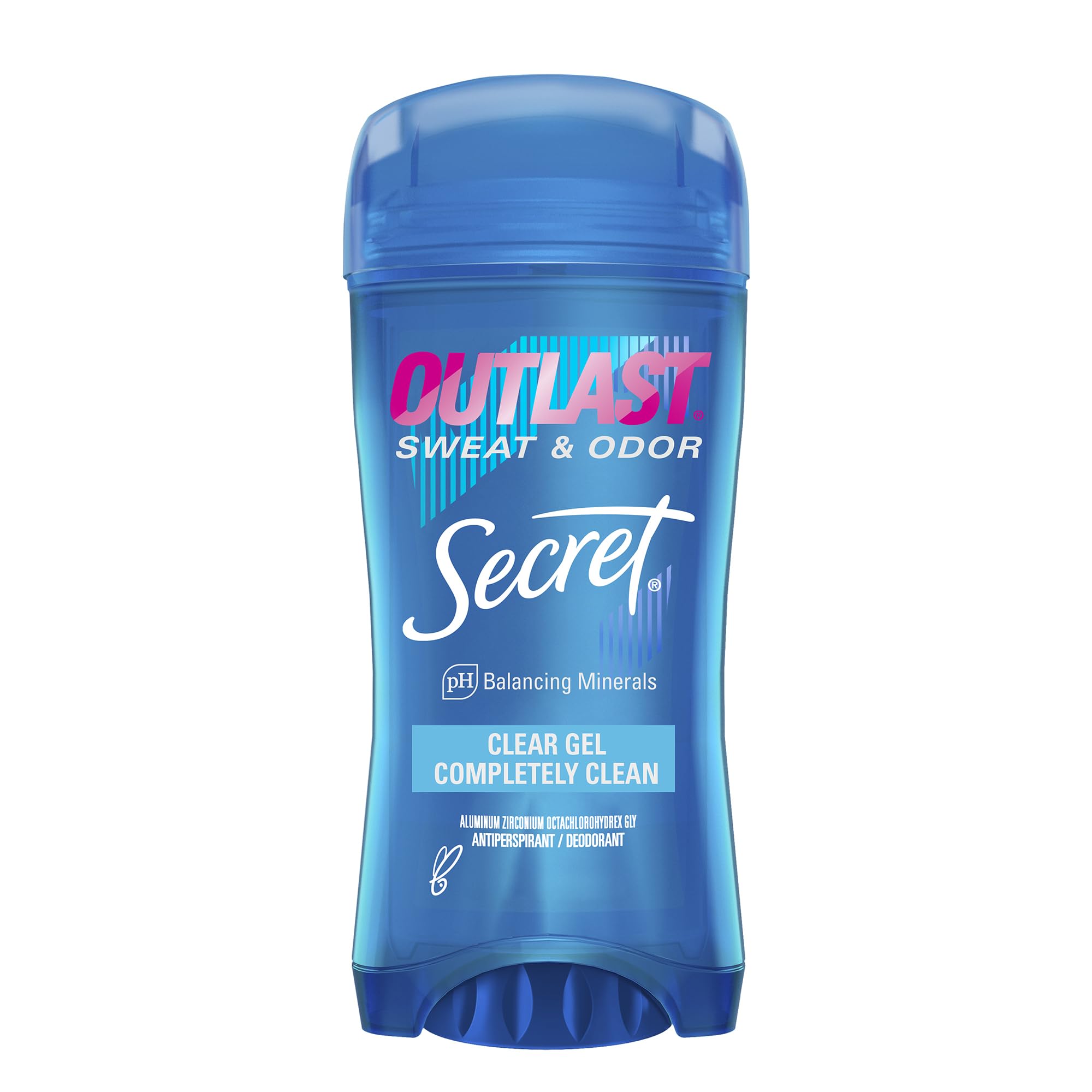 Secret Outlast Clear Gel Antiperspirant Deodorant, Clean - 2.6oz, 2 Pack