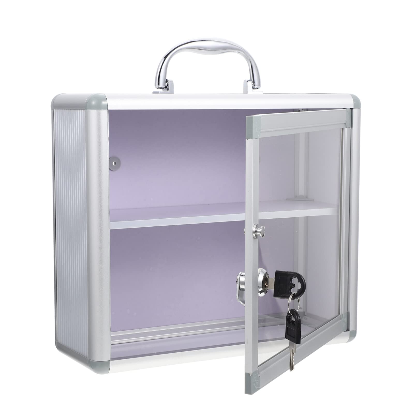 Healeved Lockable Medicine Storage Box – 11 Inch Portable Medical Cabinet
