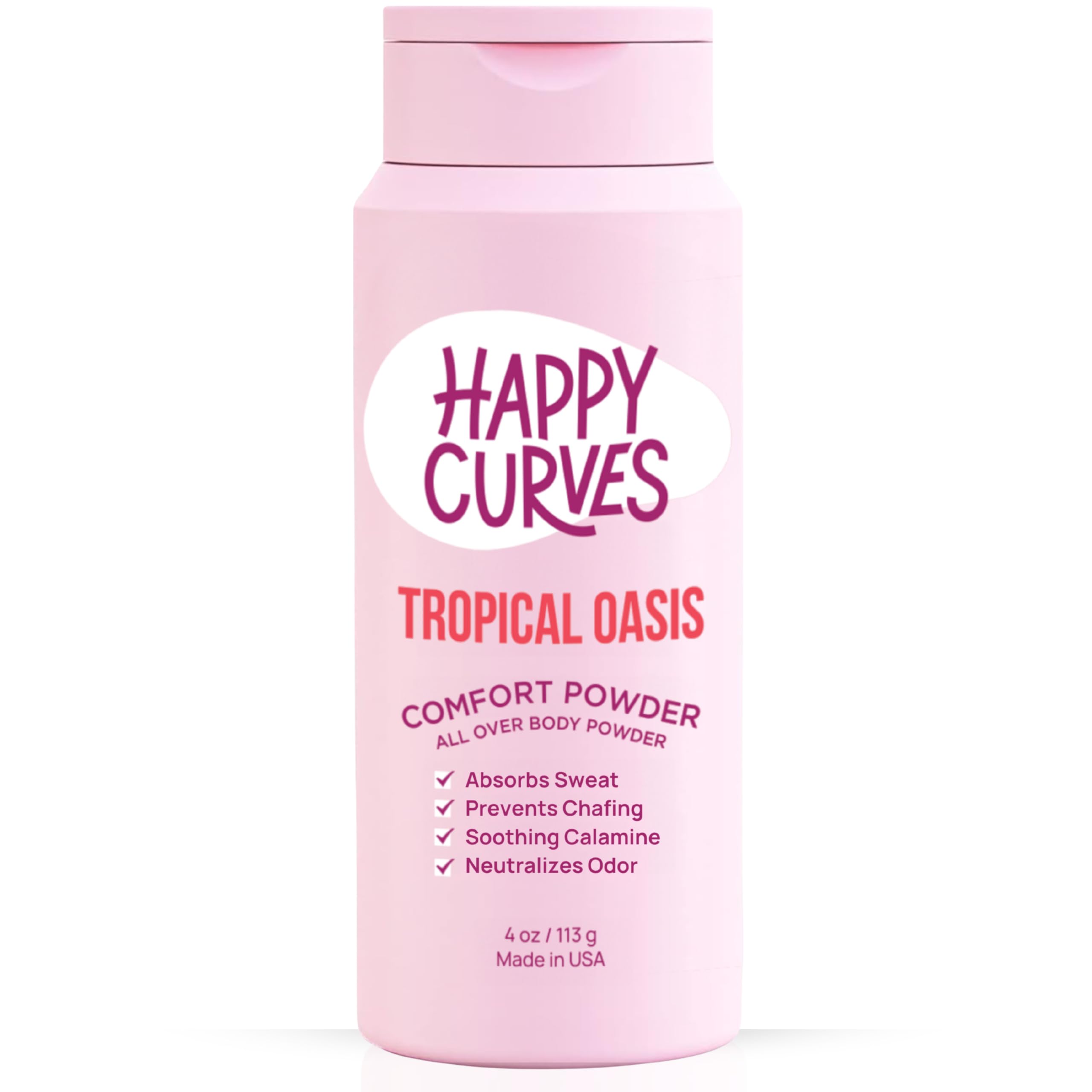 Happy Curves Anti-Chafing Body Powder – Talc-Free Sweat Protection