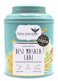 Tea People Desi Masala Chai - Spiced Assam Loose Leaf Tea Caddy 125g