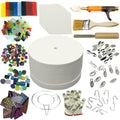 WICAND Large Microwave Kiln Kit – 15-Piece Glass Fusing Jewelry Making Set
