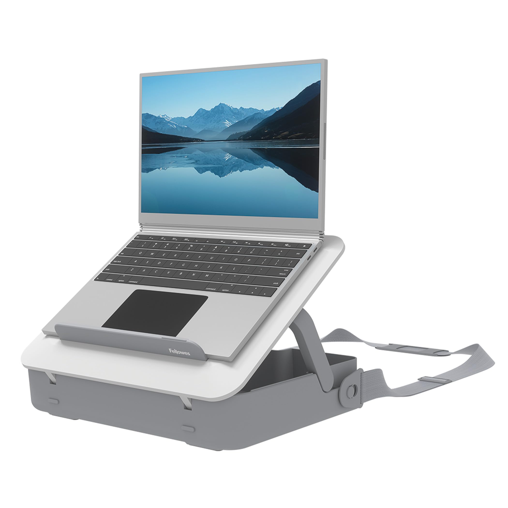 Fellowes Breyta 2-in-1 Laptop Stand & Carry Case - 5 Heights - White
