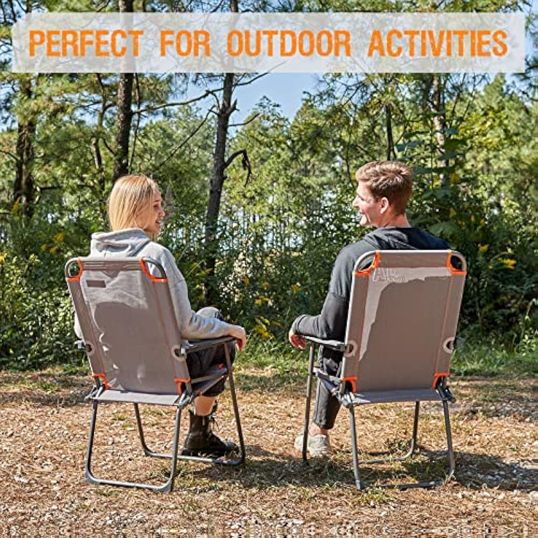Portal Folding Camping Chair – Lightweight High Back Portable Garden Seat