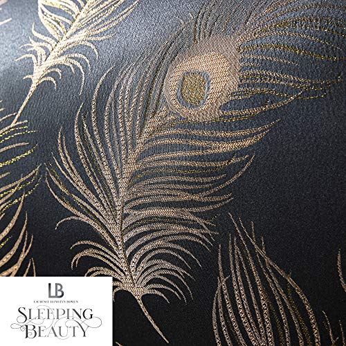 Laurence Llewelyn-Bowen Dandy Jacquard Duvet Cover Set | Black & Gold