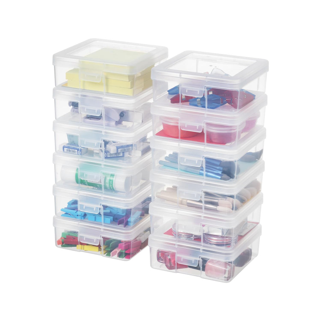 novelinks Plastic Small Storage Containers for Organizing, Mini Tote Box - image 2