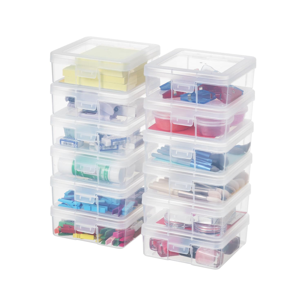 novelinks Plastic Small Storage Containers for Organizing, Mini Tote Box - image 2