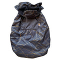 BundleBean Waterproof Baby Carrier Cover – Fleece Lined Gold Geometric