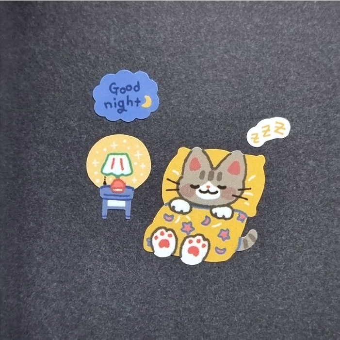 Bonito Cat Stickers by LuLuFun Studio – Cute Decorative Planner Decals