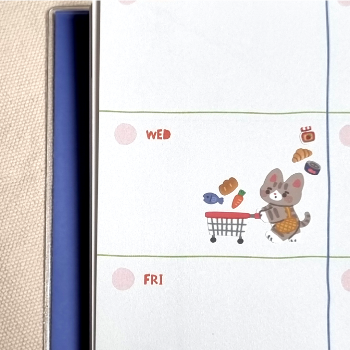 Bonito Cat Stickers by LuLuFun Studio – Cute Decorative Planner Decals