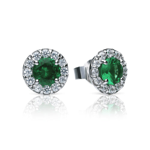 Diamonfire Colour Zirconia Stud Earrings by Gecko Jewellery Retail