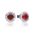 Diamonfire Colour Zirconia Stud Earrings by Gecko Jewellery Retail