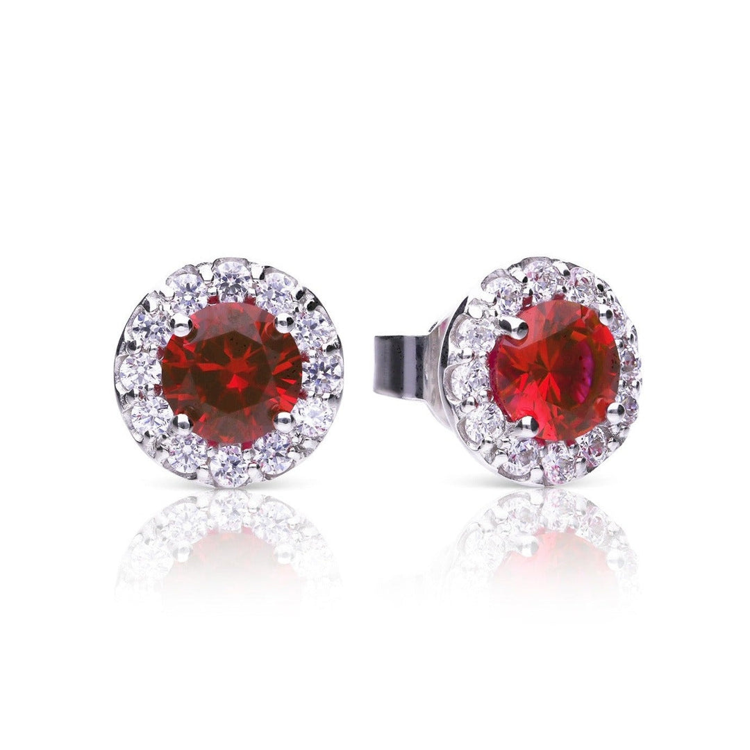 Diamonfire Colour Zirconia Stud Earrings by Gecko Jewellery Retail