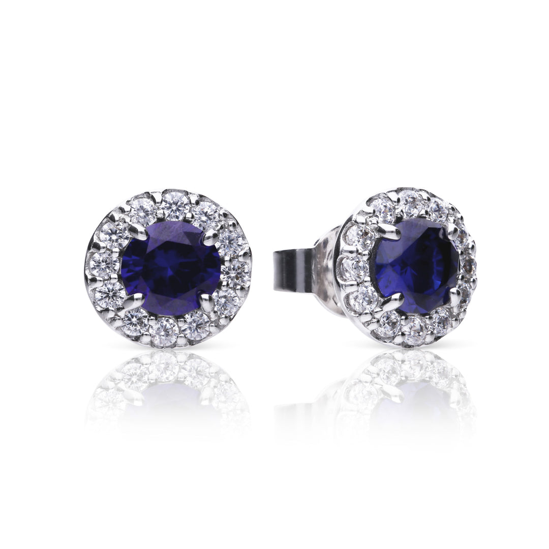 Diamonfire Colour Zirconia Stud Earrings by Gecko Jewellery Retail