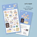Bonito Cat Stickers by LuLuFun Studio – Cute Decorative Planner Decals