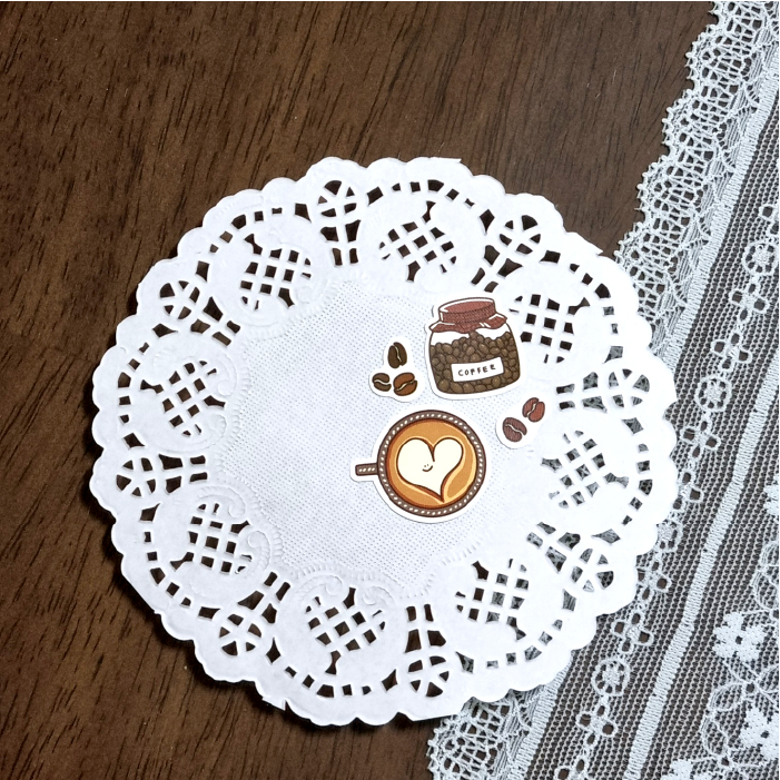 LuLuFun Studio Bonito Coffee Break Decorative Journaling Stickers