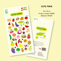 LuLuFun Studio Cute Farm Animal Stickers for Scrapbooking – 1 Sheet