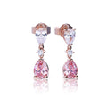 Pink and White Zirconia Earrings by Diamonfire – Gecko Jewellery