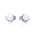 Diamonfire Shell Pearl Stud Earrings by Gecko Jewellery – Classic White