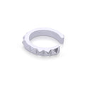 Diamonfire Plain Spiked Ear Cuff by Gecko Jewellery - Sterling Silver