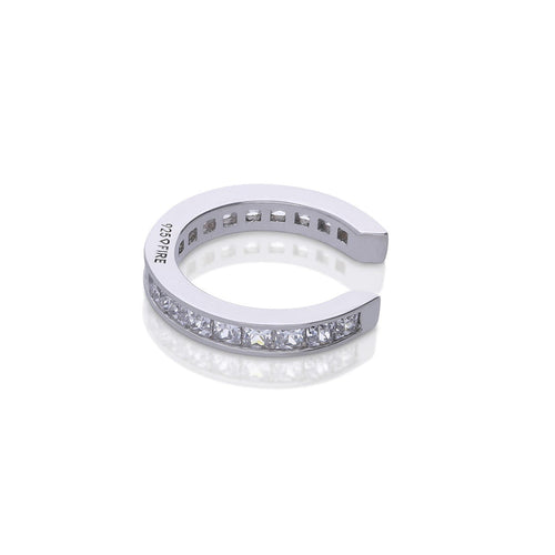 Diamonfire Channel Set Ear Cuff – Gecko Jewellery Retail Silver