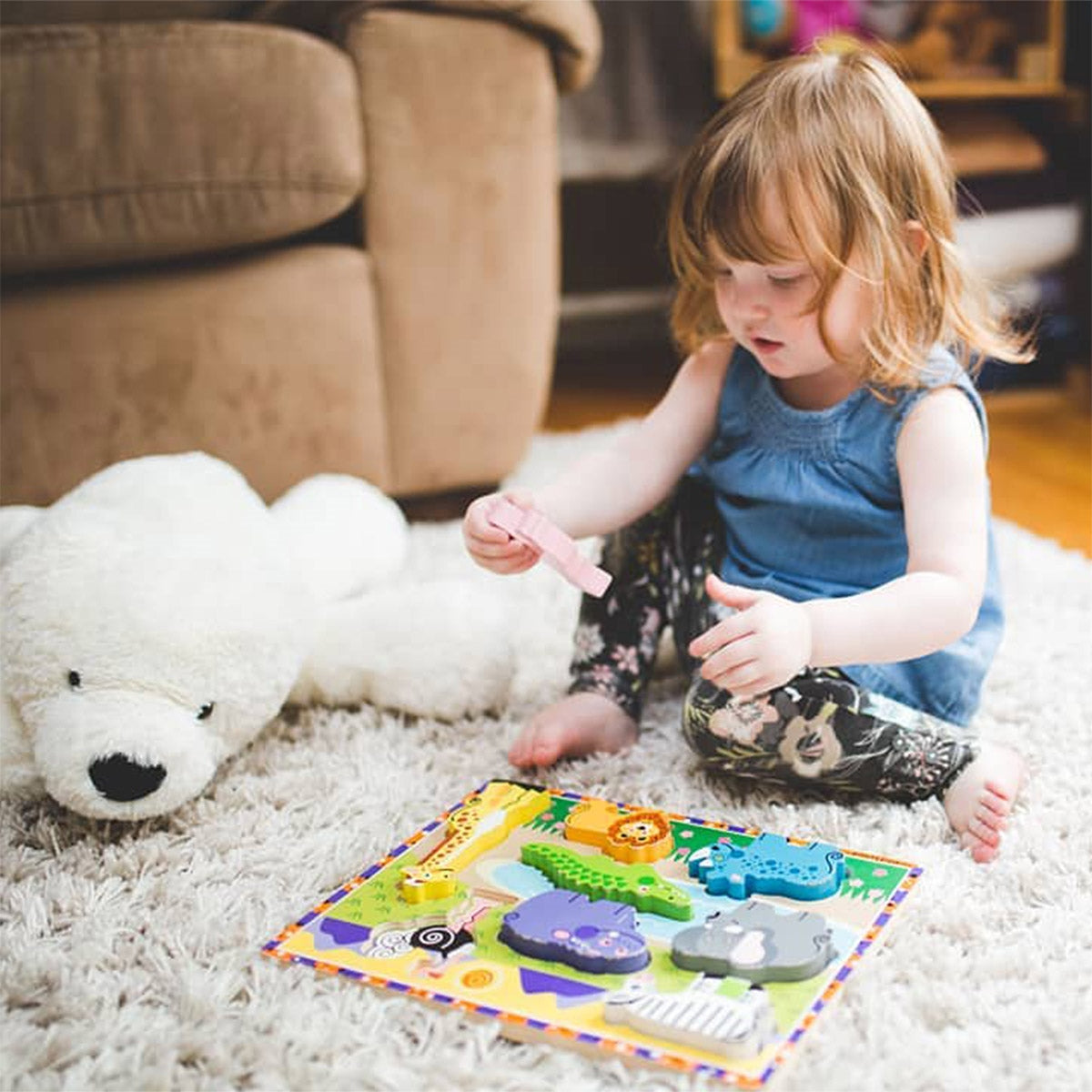 Melissa & Doug Safari Animals Chunky Puzzle