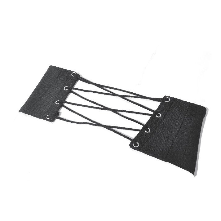 Dark in Love Catriona Gothic Black Corset Waist Belt with Buckles