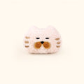 LuLuFun Studio Bellin Kitty Plush Charm – White Tuxedo Cat Bag Accessory