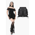 Dark in Love Rosalie Baroque Lace Gothic Bloomers – Black Frill