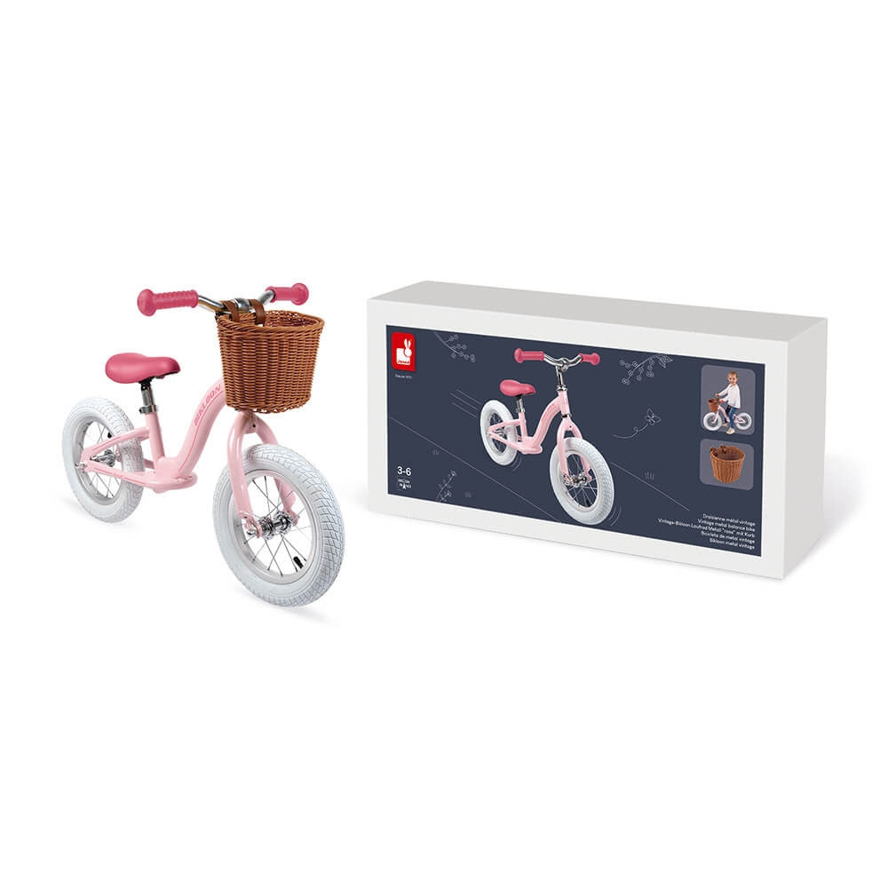 Janod Metal Vintage Bikloon Balance Bike