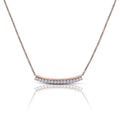 Diamonfire Pave Bar Necklace – Gecko Jewellery Retail Sterling Silver