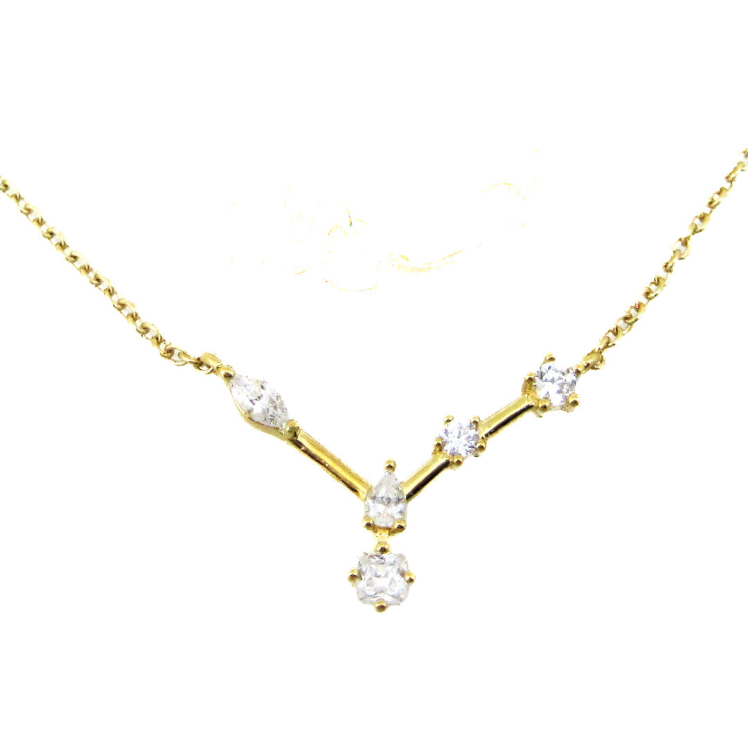 Zodiac Constellation Necklace | Gold Plated Sterling Silver by Gecko