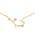 Zodiac Constellation Necklace | Gold Plated Sterling Silver by Gecko