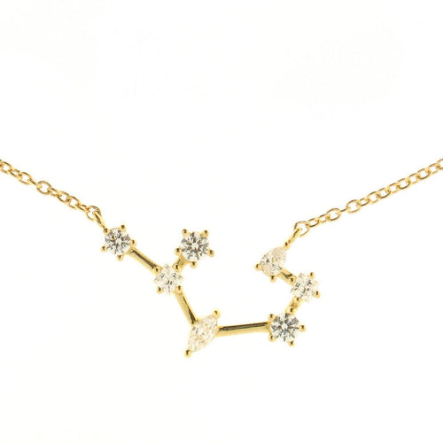 Zodiac Constellation Necklace | Gold Plated Sterling Silver by Gecko